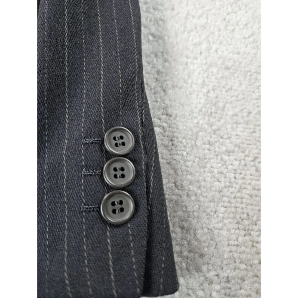 Giorgio Armani Suit Jacket 44 R Black Wool Designer Italy Designer Collezioni